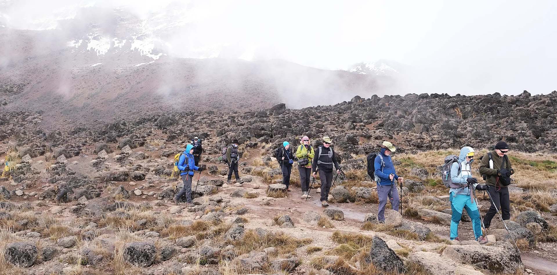 Acclimatization on Mount Kilimanjaro